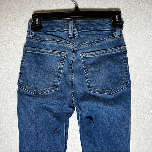 Good American Power Stretch Pull On Skinny Jeans Womens Size‎ Small Indigo Blue - Picture 5 of 7